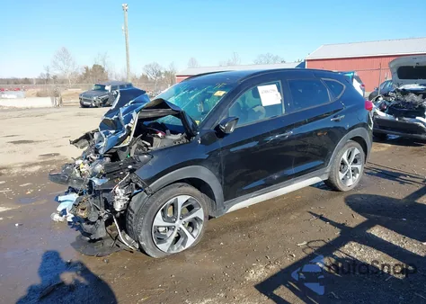 2017 Hyundai Tucson Limited from USA, damaged, VIN KM8J3CA28HU501599